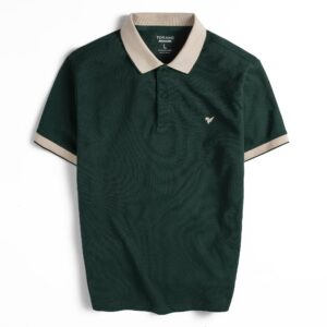 Plain striped polo shirt FSTP003