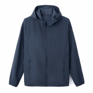 One-layer windbreaker with hood EWCW007