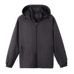2-layer windbreaker with removable hood EWCW001