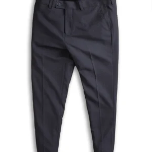 Slim-fit trousers with plain waistband - DABT900