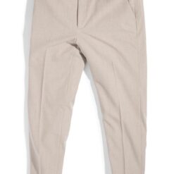 Slim-fit plain-waisted trousers FABT003