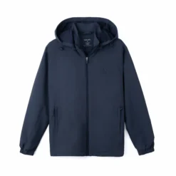 2-layer windbreaker with removable hood EWCW001