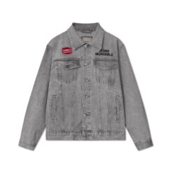 Incredible Printed Jean Jacket Regular Form